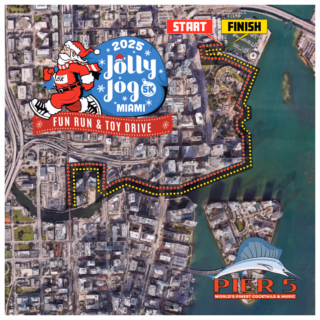 2025 Jolly Jog Miami Route